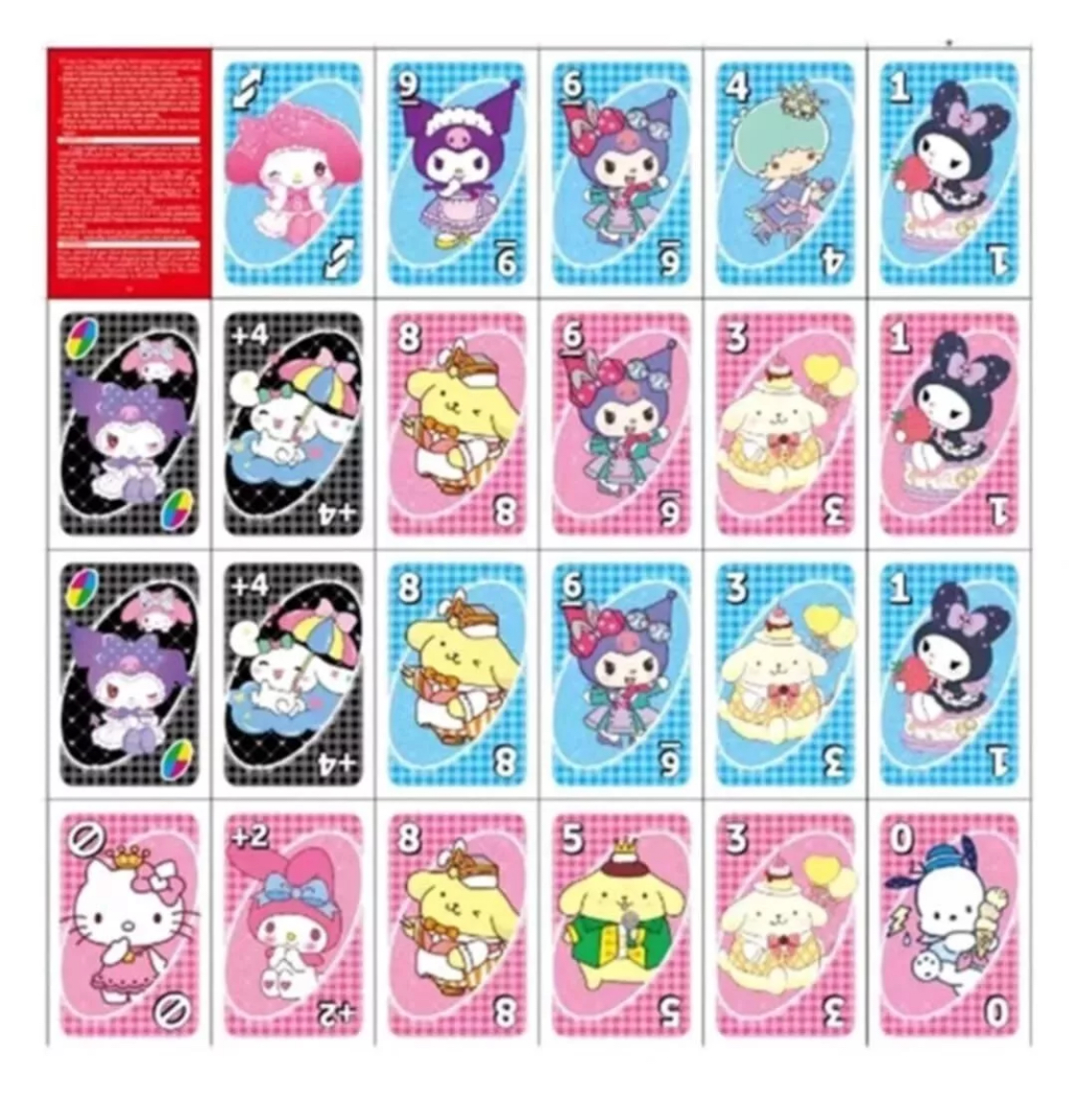 UNO - Sanrio Kuromi Hello Kitty