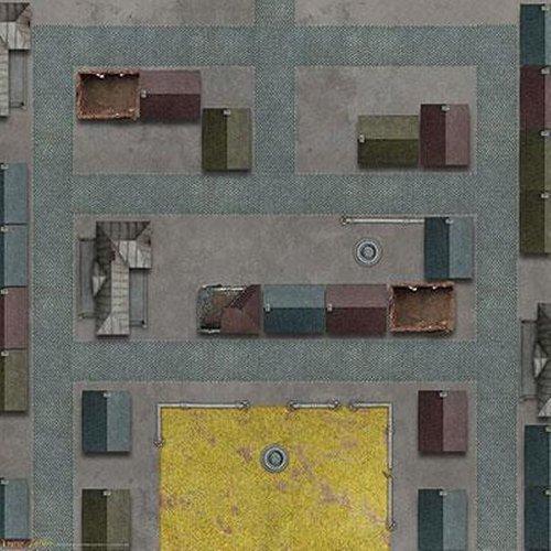 Tanks: Caen Game Mat 36 x 36 Board Game