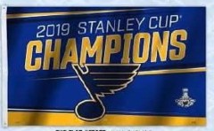 2019 Stanley Cup Champion - 3x5 Flag (imported)