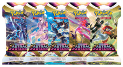 Sword & Shield - Astral Radiance Sleeved Booster Pack Art Bundle (Set of 5)