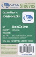 Swan Prem Card Sleeves: 43x65 mm Mini Chimera - 100 count Arkham Horror