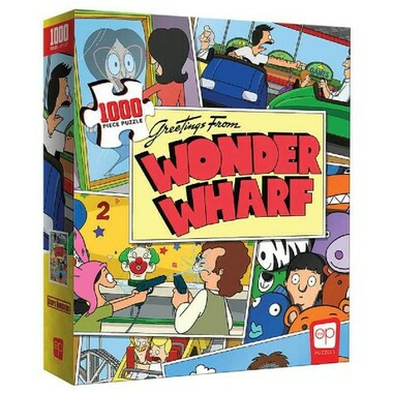 Bobs Burgers: Greetings from Wonder Wharf - Puzzle (1000pcs)