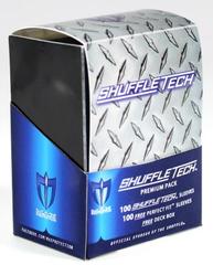 Shuffle Tech 200 Sleeve Premium Pack 100 Max Protection Blue Tournament Sleeves, 100 Perfect Fit UV Protection Inner Sleeves, & 