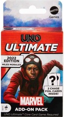 UNO Ultimate - Marvel Card - Add-On Pack - Ultimate Spider-Man Miles Morales Character Deck & 2 Collectible Foil Cards