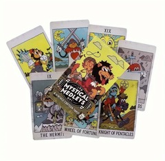 Mystical Medleys Vintage Cartoon Tarot Deck 80 Cards Small w/Downloadable Guidebook