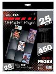 Ultra PRO Silver Series 18-Pocket Pages (25 count pack)