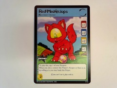 Red Meowclops - Neopets TCG CCG Promo Card: P13 (2005) - Near Mint/Uncirculated