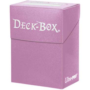 Ultra-Pro Solid Pink Deck Box