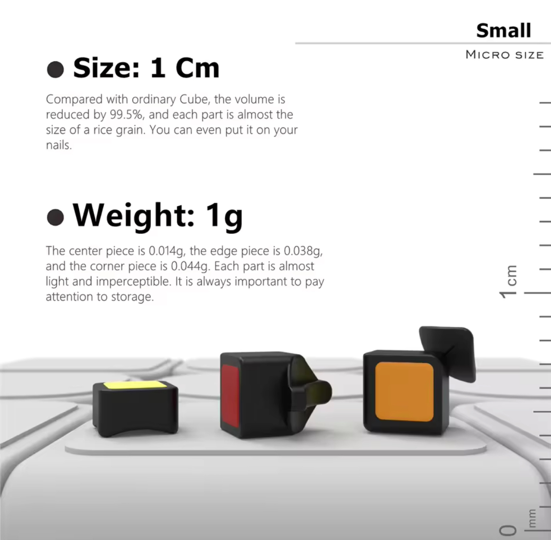 World’s Smallest Rubik’s Cube10mm / 0.4” Cube Lab