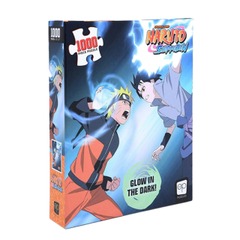 Naruto Shippuden GLOW IN THE DARK RIVALS Anime Jigsaw Puzzle, 1000-Pieces