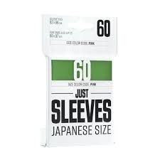 GameGenic Sleeves: Just Sleeves - GREEN Jap. Size
