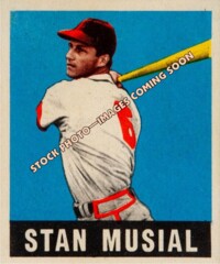 Stan Musial - 1948 Leaf #4 - Rookie Card - Beckett Graded 2.5