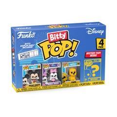 Funko Pop! Bitty Pop: Disney - 4 pack box - Mickey Mouse, Minnie Mouse, Pluto & Mystery Chase