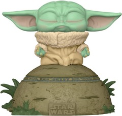 Funko Pop! Deluxe: Mandalorian - The Child Using the Force Vinyl Bobblehead