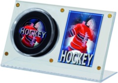 Acrylic Puck and Card Display