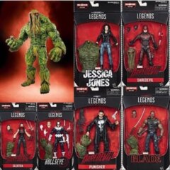 Marvel Legends 6in Series Daredevil - MANTHING Build-A-Figure Complete Series - (Set of 6 + Complete BAF)