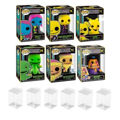 Funkp Pop! Disney: The Nightmare Before Christmas - Set of 6 Black Light - Santa Jack, Jack Sally, Zero, Mayor & Oogie Boogie
