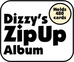 Dizzy's Supply Shop - 24 Pocket ZipUp Album - Sky Blue