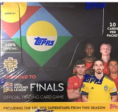 2022 Topps Match Attax UEFA Road to Nations League Finals Soccer TCG Booster Box (24 Packs)