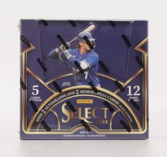 2023 Panini Select Baseball Trading Cards Hobby Box (2 Packs / 2 Autos & 2 Memorabilia)