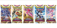 Sword & Shield - Astral Radiance Booster Pack Art Bundle (Set of 5)
