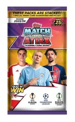 2023/24 Topps Match Attax UEFA Champion League Soccer TCG Smart Pack (5 Cards)