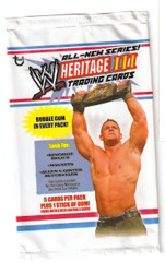 2007 WWE TOPPS HERITAGE III WRESTLING TRADING CARD HOBBY PACK