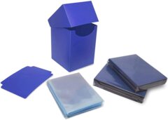 BCW Elite2 Combo Pack - Deck Guards, Inner & Deck Box - Blue