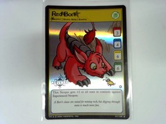 Red Bori - Neopets TCG CCG Hannah and the Ice Caves Release Stamped Holofoil Promo Card 31/150