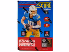 2024 Panini Score NFL Football Trading Cards Blaster Box (6 Packs / 22 Cards Ea)