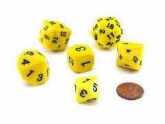 Who Knew? Dice Set - Yellow