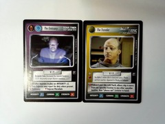 1998 Star Trek CCG The Traveler + The Emissary PROMO Away Team Pack - Decipher