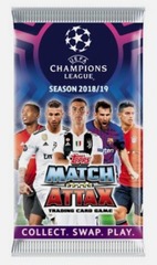 2018/19 Topps Match Attax UEFA Champion League Soccer TCG Booster Pack (7 Cards)