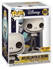 Funko Pop! Disney: The Nightmare Before Christmas Tarot Edition - Jack Skellington as the King #1401 Hot Topic Exclusive w/Pop Protector