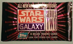 1994 Star Wars Topps Galaxy Series 2 Trading Card Pack [8 Cards]