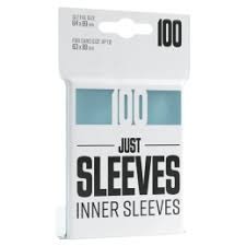 GameGenic Sleeves: Just Sleeves - INNER SLEEVES Standard Size