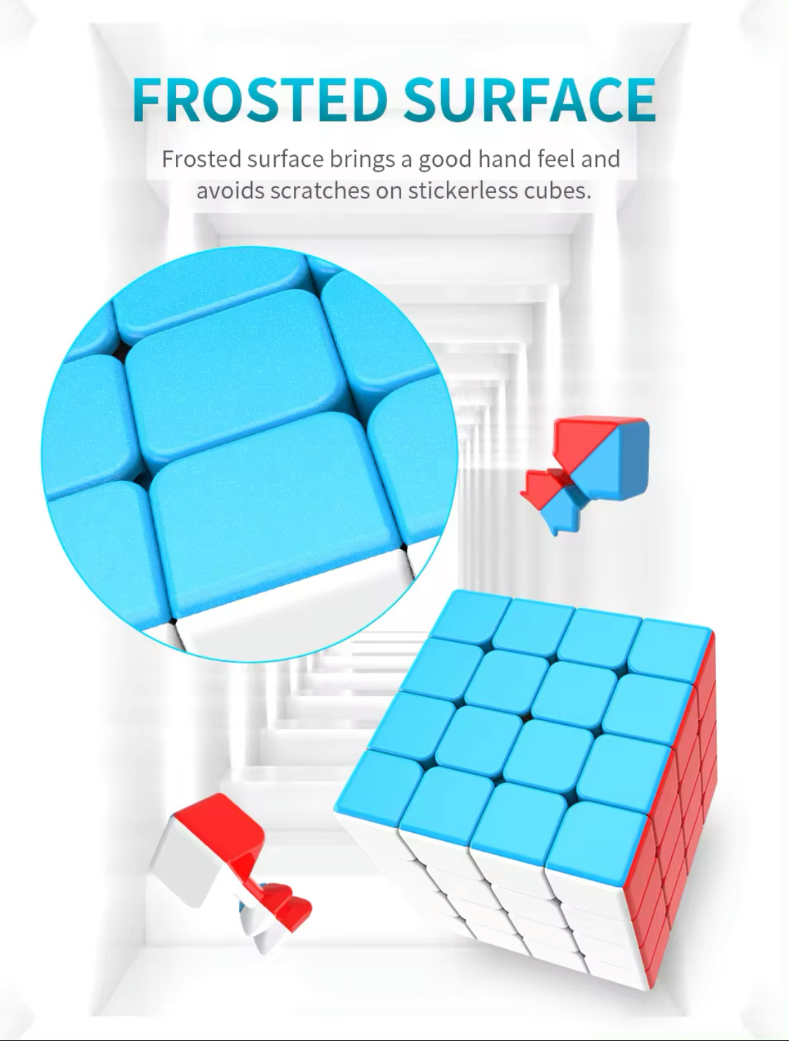 Rubiks Mei Long MoYu 4 WCA 4x4x4 Speedcube Stickerless