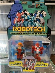 Robotech New Generation I-Men 2-Packs - Rook Bartley with VFA-6Z Alpha Fighter