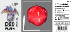 Ultra Pro Jumbo D20 Novelty Plush Die Red