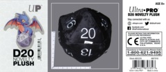 Ultra Pro Jumbo D20 Novelty Plush Die Black