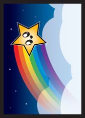 Rainbow Star YuGiOh Mini Sleeves (60)