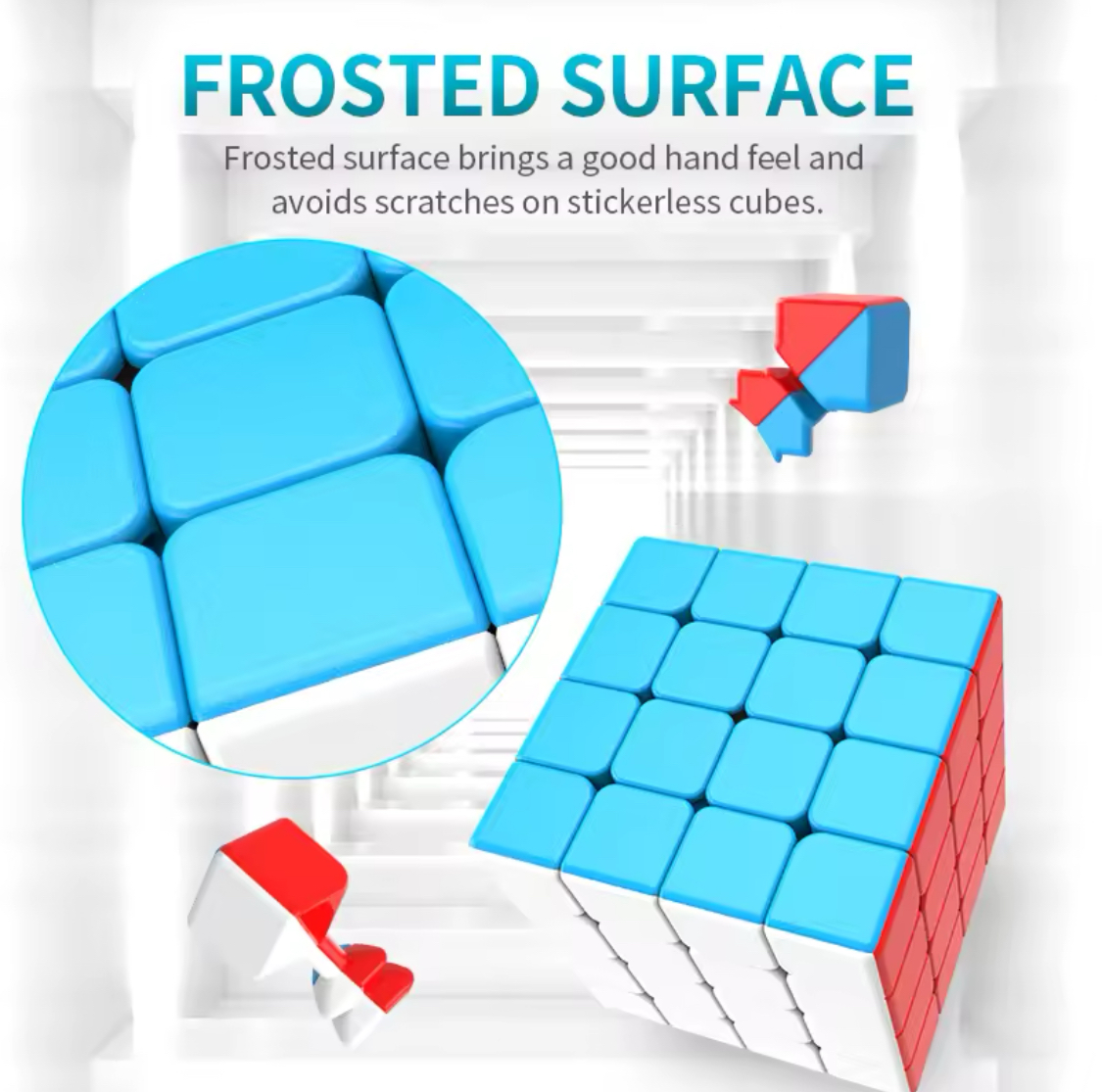 Rubiks Mei Long MoYu 4 WCA 4x4x4 Speedcube Stickerless