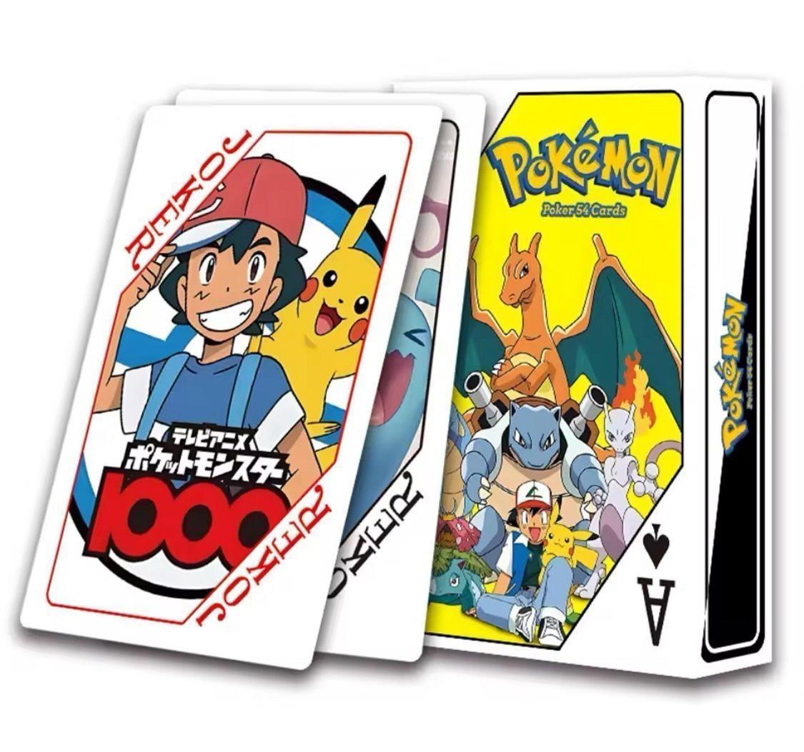 Pokemon Poker Deck Monster Silhouette Pokeball