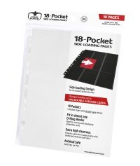 Ultimate Guard - 18-Pocket Side-Loading Pages - White (10 Pages)