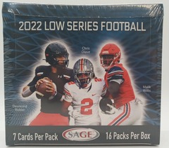 2022 Sage Hit Premier Draft Low Series Hobby Box - 16 Auto per Box