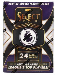 2024-25 Panini Select Premier League EPL Soccer Trading Cards Blaster Box (6 Packs)