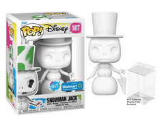 Funko Pop! Disney: The Nightmare Before Christmas - Snowman Jack Skellington DIY #1417 Walmart Exclusive w/Pop Protector