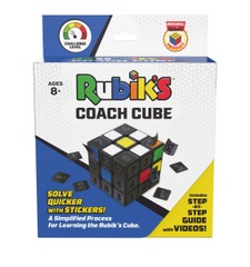 Rubik’s Coach Cube Learn to Solve Cube Gift Set w/8-Step Instruction Guidebook