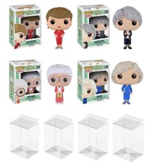 Funko Pop! Television: Golden Girls - Set/4 Dorothy, Blanche, Rose & Sophia #326-29 w/Pop Protectors