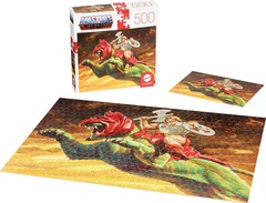 Masters of the Universe He-Man & Battel Cat 500 Piece Puzzle (He-Man, MOTU)